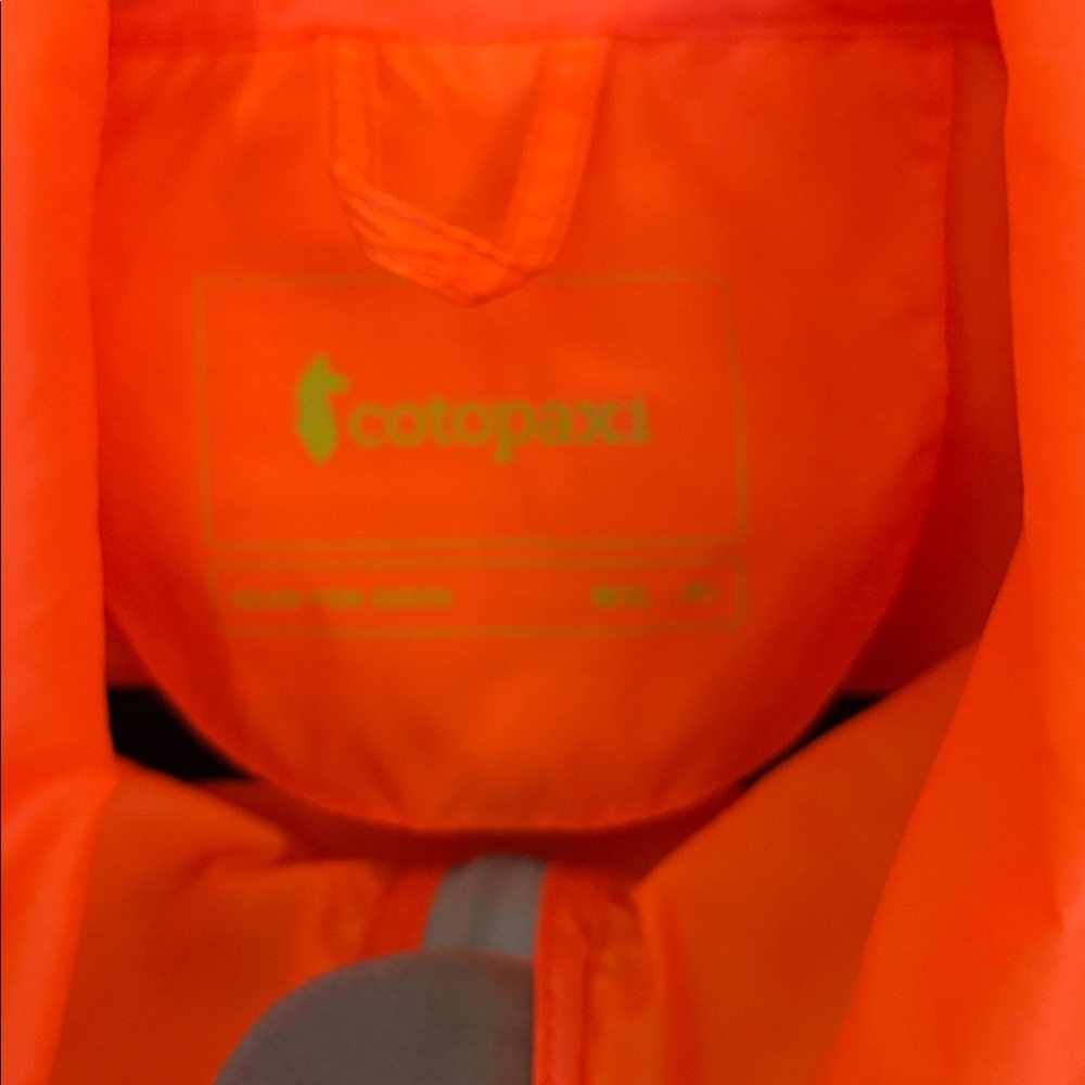 cotopaxi Neon Orange, Lime, Purple, Cream Colorblock Windbreaker Pullover - Picture 2 of 6